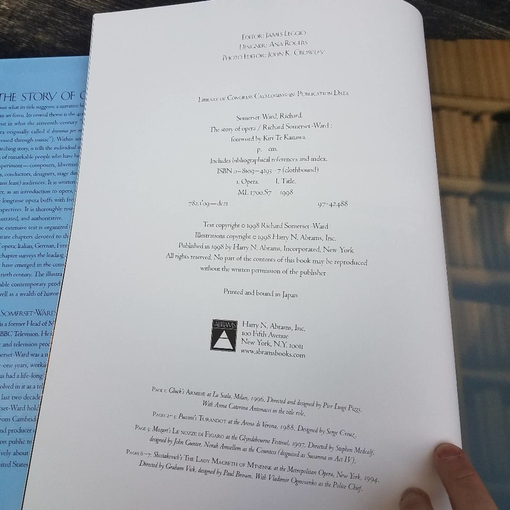 BOOK NAME | THE STORY OF OPERA| 1998 - Picture 6 of 8